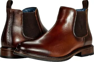 Johnston & Murphy XC Flex Raleigh Chelsea (Tan Full Grain) Men's Shoes