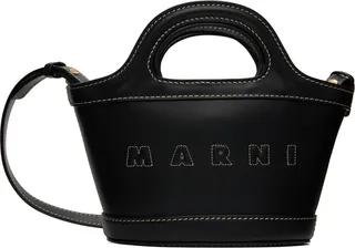Marni Black Micro Tropicalia Tote
