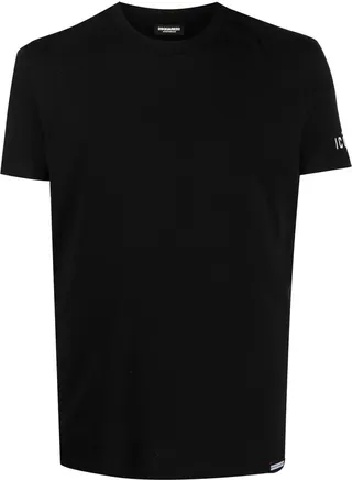 logo-patch detail T-shirt