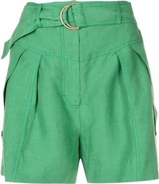 Vida linen tailored shorts