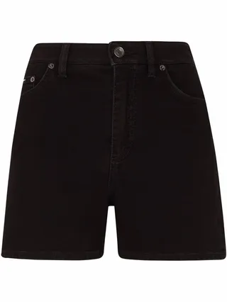 High-Waist Denim Shorts