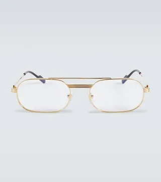 Exception rectangular glasses