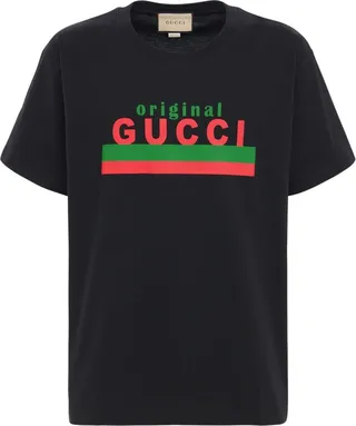Gucci original print cotton t-shirt