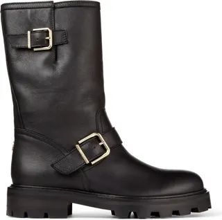 Jimmy Choo Leather Biker Boots