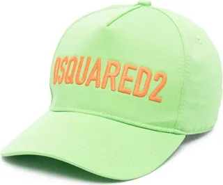 Green Embroidered Logo Cap