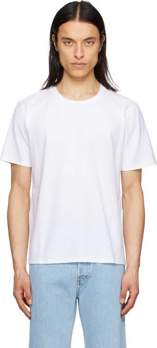 Husbands White Crewneck T-Shirt