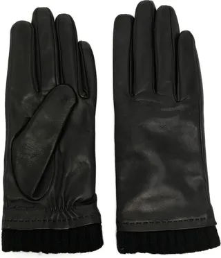 Cashmere-Lining Leather Gloves