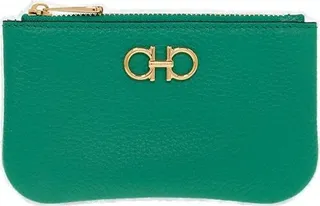Salvatore Ferragamo Logo Plaque Zipped Key Holder
