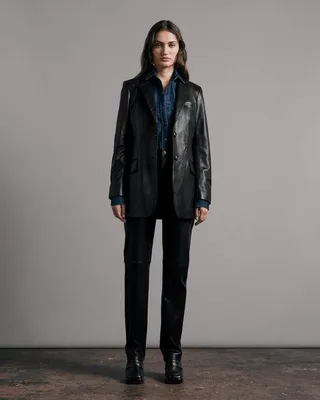 Vintage Leather Cigarette Pant