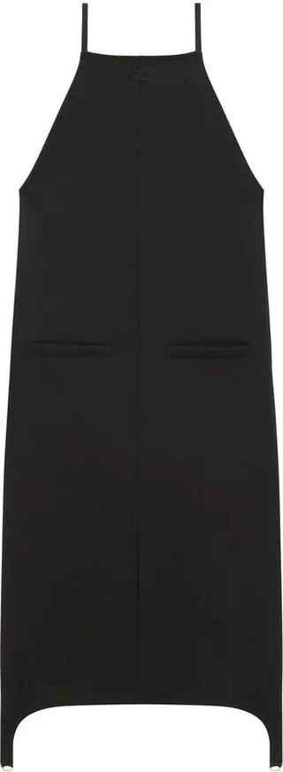 Square-Neck Midi Dress