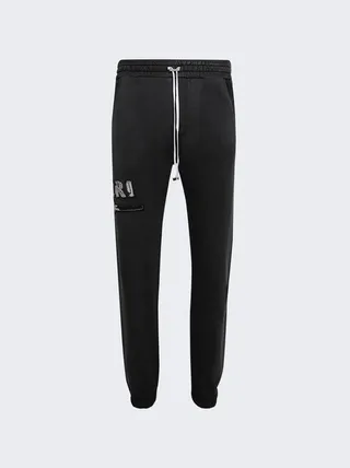 MA Bar Applique Sweatpant Black