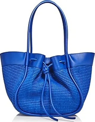 Proenza Schouler Raffia Large Ruched Tote