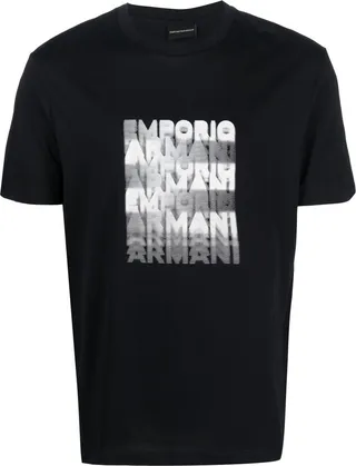 logo-print cotton T-shirt