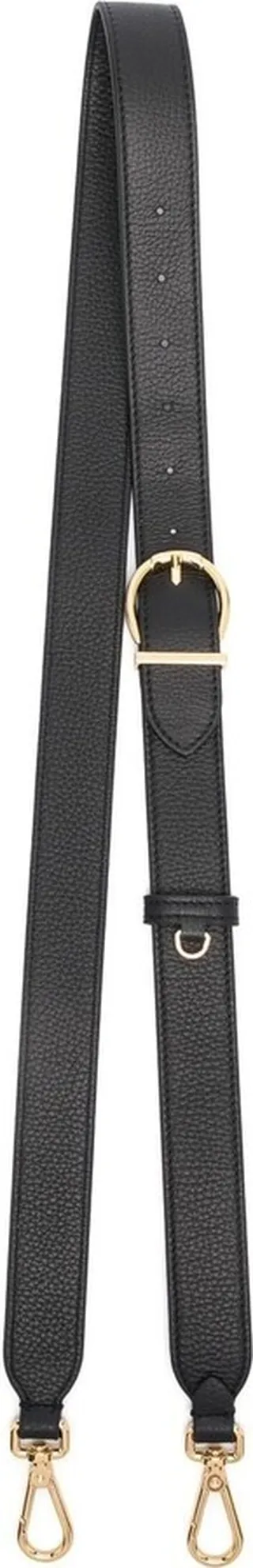 Pebble-Leather Shoulder Strap