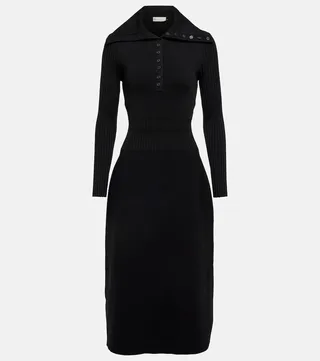 Knit midi dress
