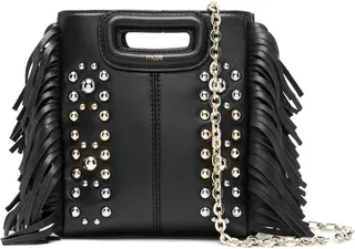 Studded Fringe-Detail Tote Bag
