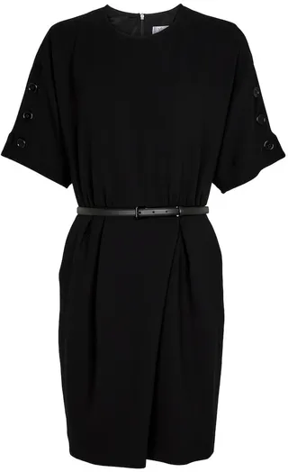 Pittura belted crepe minidress