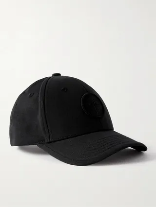 Logo-Appliquéd Cotton-Canvas Cap