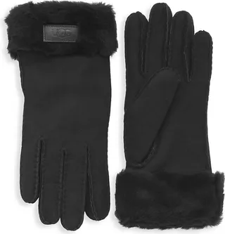 Shearling Turn Cuff Gloves