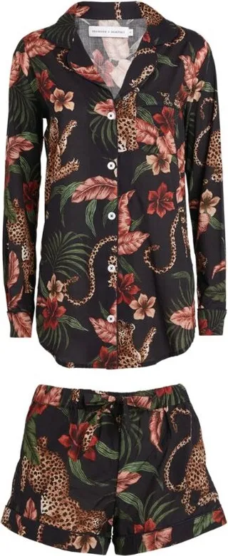 Desmond & Dempsey Soleia Print Pyjama Set