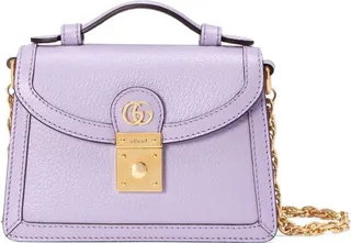 mini Ophidia leather shoulder bag