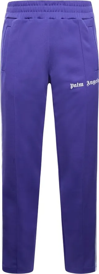 Palm Angels Logo Printed Side Striped Track Pants