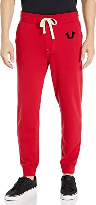 True Religion Men's Classic Logo Jogger Sweatpant
