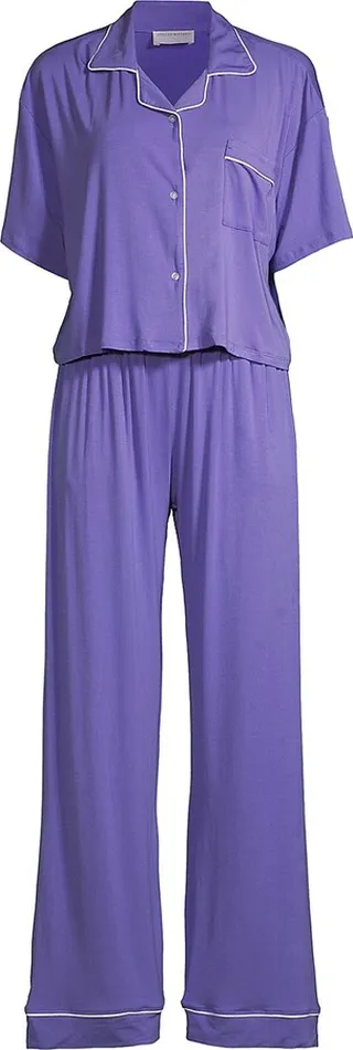 Box 2-Piece Short-Sleeve Pajama Set