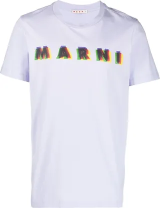 logo-print cotton T-shirt