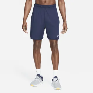 Nike Men's Dri-FIT 8" Knit Training Shorts in Blue