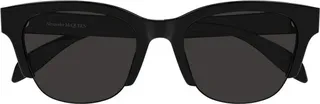 Alexander McQueen Eyewear Graffiti Square Frame Sunglasses