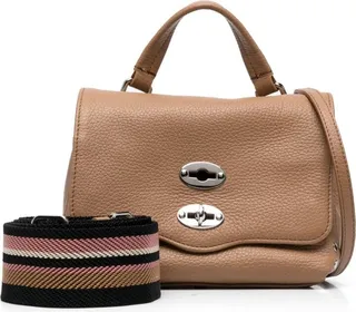 Leather Stud-Detail Tote Bag
