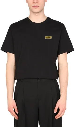 Barbour Logo Printed Crewneck T-Shirt