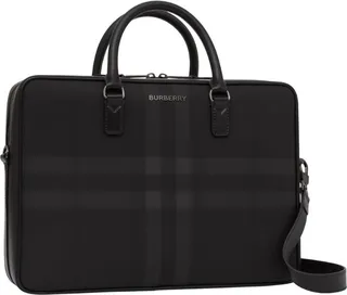 Burberry E-Canvas Check Briefcase
