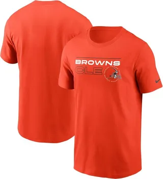 Men's Nike Orange Cleveland Browns Broadcast Essential T-shirt