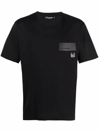 logo-patch short-sleeve T-shirt