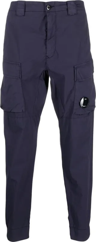 Logo-Patch Tapered Trousers