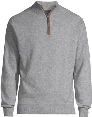 Cashmere Flex Quarter-Zip Sweater