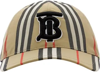 Burberry Monogram Striped Baseball Cap