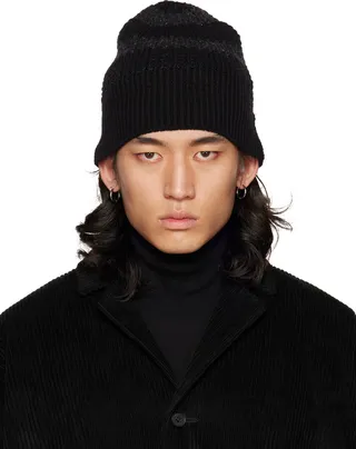 Jan-Jan Van Essche Black 8 Beanie