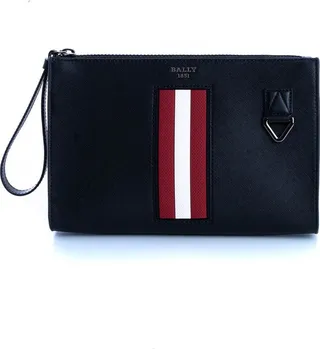 Bally Makid Logo Plaque Wrist Strapped Clutch Bag