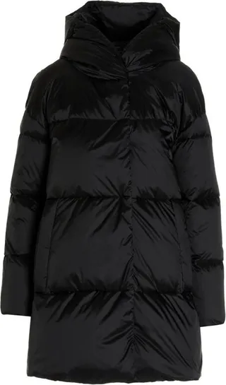 Herno Long Sleeved Hooded Quilted Jacket
