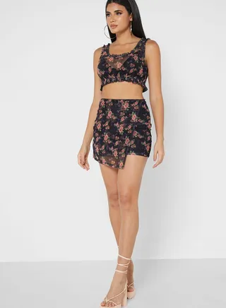 High Waist Mini Skirt