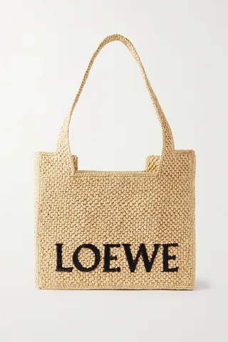 Loewe - + Paula's Ibiza Medium Raffia Tote - Neutrals