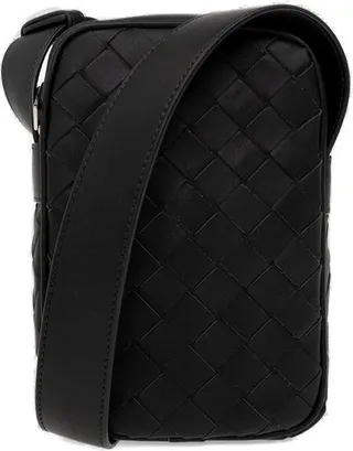 Bottega Veneta Intrecciato Zipped Phone Pouch