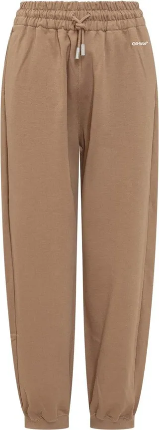 Logo Embroidered Straight Leg Trousers