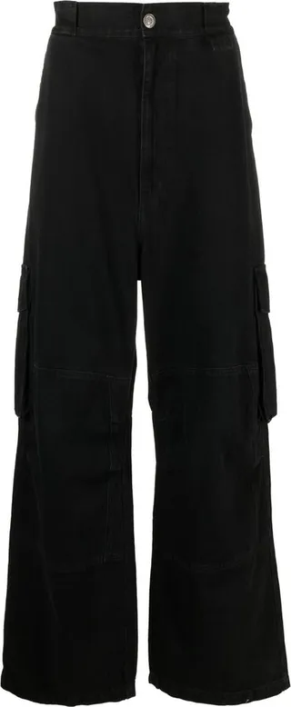 High-Waist Wide-Leg Trousers