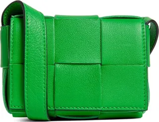 Bottega Veneta Mini Intreccio Cassette Cross-Body Bag