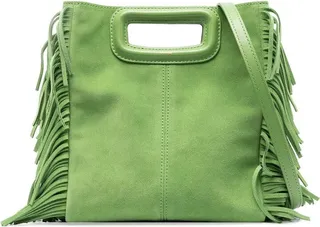 Fringed Suede Tote Bag