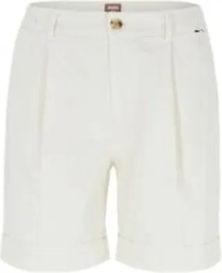 Relaxed-fit chino shorts in organic stretch cotton